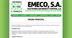 Desktop Screenshot of emeco-sa.com