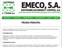 Tablet Screenshot of emeco-sa.com